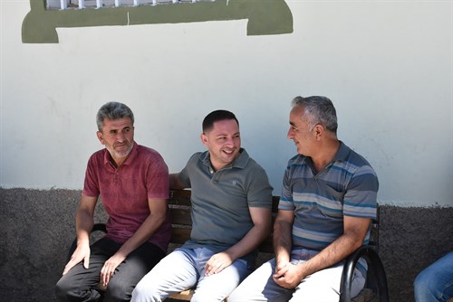 Kaymakam/Belediye Başkan V. Ercan Kayabaşı, Akçatarla Mahallesi'ni Ziyaret Etti.