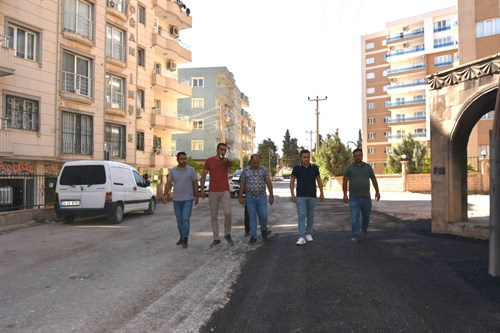 Belediye Başkan Yardımcısı Nurettin Şimşek, Yol Düzenleme Çalışmalarını Sahada İnceledi.