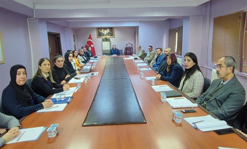 Nusaybin'de 2023 Yılı 2. Dönem Kadına Yönelik Şiddetle Mücadele İlçe Koordinasyon, İzleme Ve Değerlendirme Toplantısı Gerçekleştirildi.