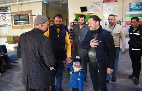 Kaymakam/Belediye Başkan V. Ercan Kayabaşı, Yeni Yılda Görevi Başındaki Personelleri  Ziyaret Etti. 	