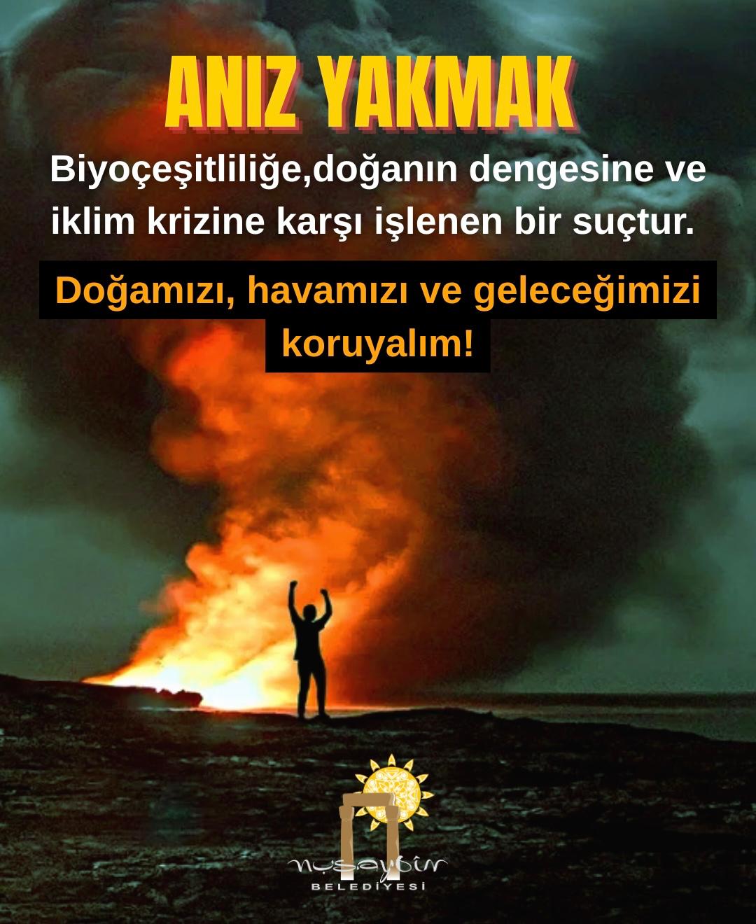 Doğamızı ,havamızı ve geleceğimizi koruyalım !